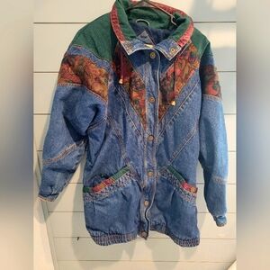 Vintage Current Seen 70s Large Women's Denim Jacket